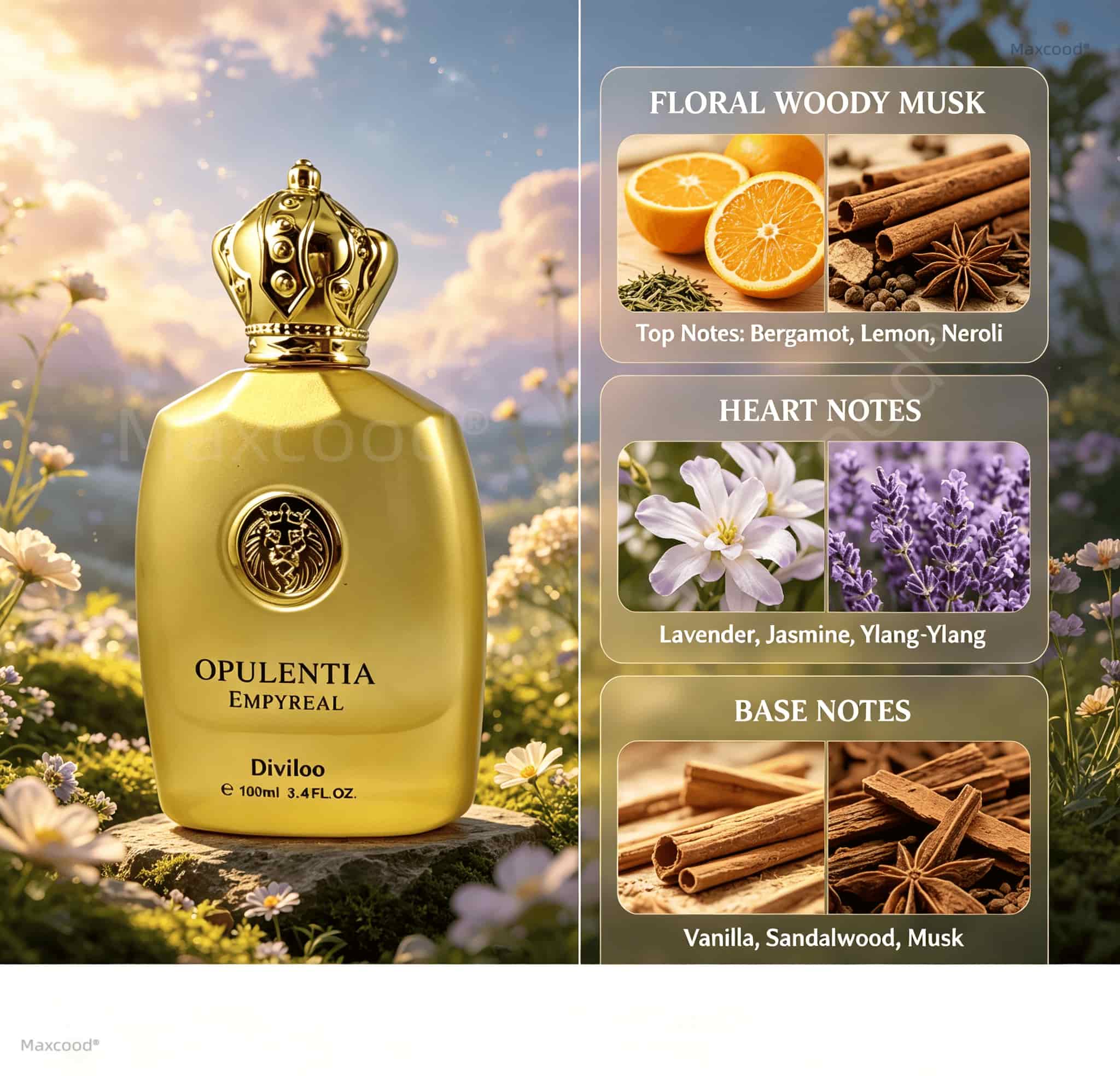 Notes florales, boisées et mus - You Perfume Fragrance avis et prix