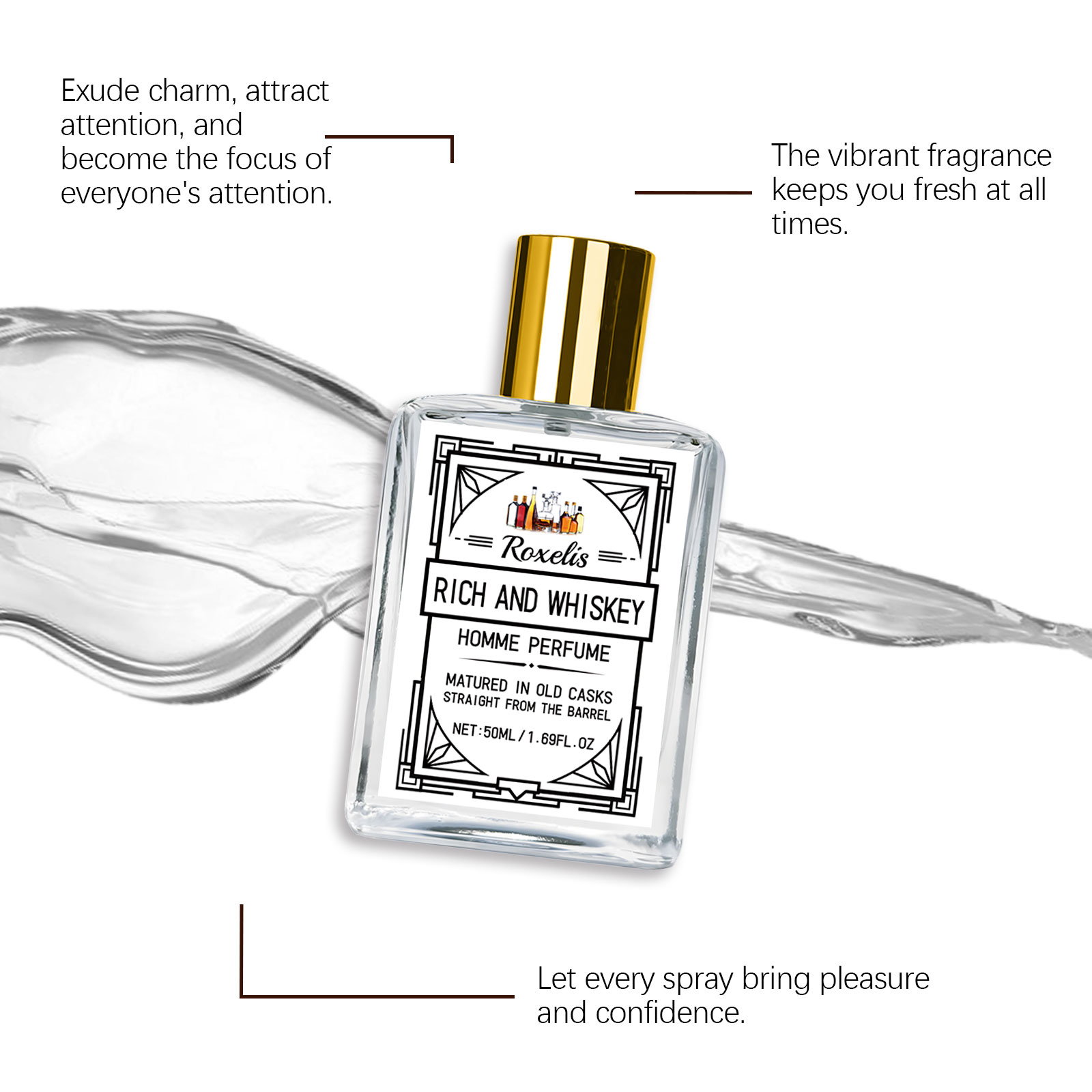 Roxelis 50ml Charm Whisky Parf - You Perfume Fragrance avis et prix